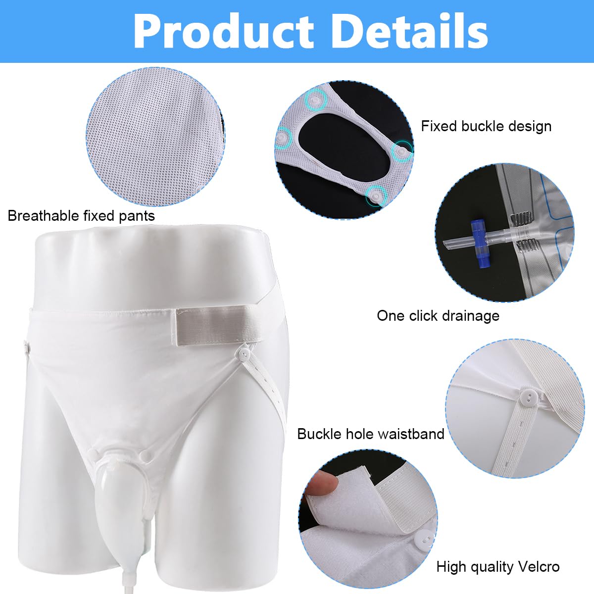 HANNEA Wearable Urinal for Women, Protable Male Urine Collection Bag, Reusable Silicone Urine Bag, External Catheter for Women, Elderly Urinal, Female HANNEA Wearable Urinal for Women, Protable Male Urine Collection Bag, Reusable Silicone Urine Bag, External Catheter for Women, Elderly Urinal, Female